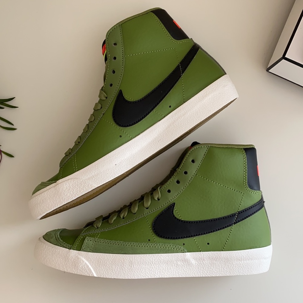 New Nike blazer mid asparagus green sneakers - Picture 7 of 8